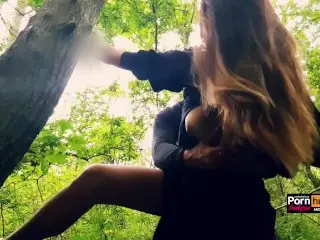 I TAKE a SLUT IN THE WOODS and Fuck her Hard until I Cum on her Ass! Amateur