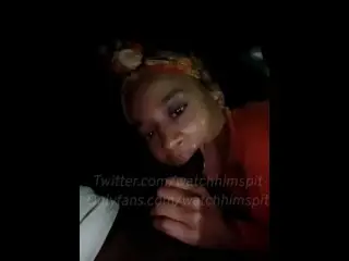 Lyft Driver Milks me in the Backseat on her last Pickup!