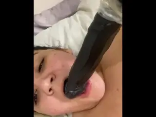 BBW with Fat Ass makes a Mess Squirting