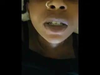 Horny Ebony Queen Fuck herself until she Cum