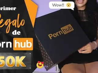 MY FIRST GIFT FROM PORNHUB 50K SUBSCRIBERS ❤️ Illusion Agatha