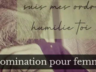 [audio FR] Domination et Humiliation a Distance Pour Karine - Audio Pour Soumise