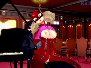 Ann Takamaki and Ren Amamiya have Deep Fucking during a Mission. - Persona 5 Hentai