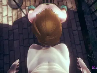 Zelda Yaoi Femboy - Link POV Blowjob (uncensored)