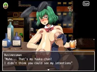 Yuka Scattred Shard of the Yokai [PornPlay Hentai Game] Ep.20 Bunnysuit Girl Handjob a Dirty old Man