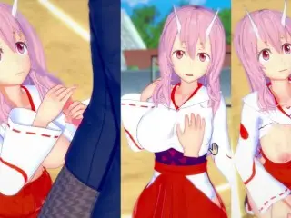 [hentai Game Koikatsu! ]have Sex with Big Tits Tensura Shuna.3DCG Erotic Anime Video.