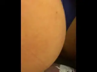 Blue Panties Riding Cock