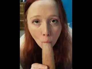 18 Yo Whore Wife Sucking Cock before Eating Cum