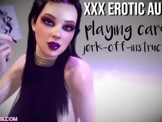 Jerk off Instruction Game: Playing Card Deck (52+Joker) || ASMR XXX EROTIC AUDIO