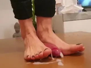 Cockcrush Barefeet Dancing Mixed Gently Hard with Cumshot