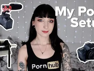 My Amateur Porn Set up | Equipment BTS | Persephone Pink