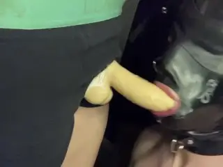 Deepthroat Training for my Bitch.