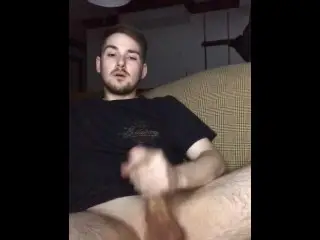 Late Night Jacking Off, Moaning, and Cumming Hard for you | Anguish Gush