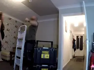 Young Wife alone Home Cheating with Handyman🔥🔥