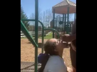 Shameless Latina Devours BBC & Gets Facial in Playground