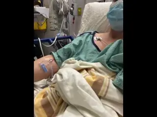 Hospital Bed Masturbation Part 2 - Playing with my Pussy & Breasts Compilation