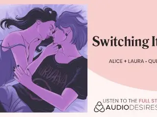 [audio] Top & Bottom Switch Roles [lesbian] ASMR Audio Porn for Women