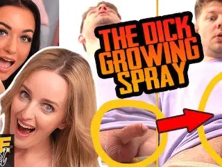 Fake Hostel - Micro Penis Guy Grows 8 Inches with Dick Growing Spray and Gets into a Threesome