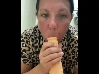 PAWG MILF Sucks and Fucks Torso Dildo