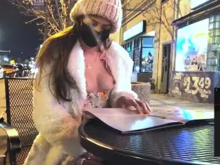 Hubby had me try out my new Toy in Public