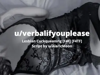 Lesbian Cuckqueaning Audio Roleplay - Listen to your Girl getting Fucked in a Hotel [F4F] [F4TF]