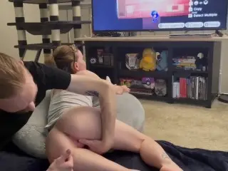 Gamer Girl makes me Eat her Ass while she Plays her Favorite Game