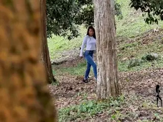 👣walking through the Woods a Witch🧙🏻‍♀️tries to Scare Me, Ends up getting Fucked👉👌and Spanked🍑