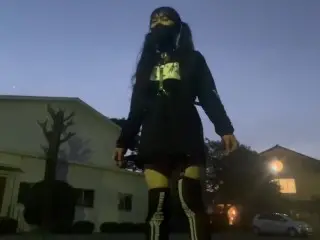 帰宅途中近所ででアナニー。