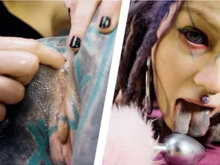 PET PLAY Dominatrix Controls TATTOO Cat-girl - ANAL, Lesbian, Butt Plug