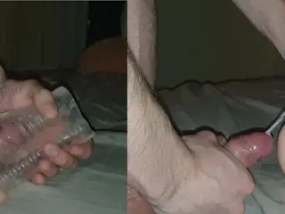 Fucking a Transparent Fleshlight