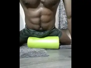 Muscular Guy Moaning while Humping Floor - Cum Handsfree