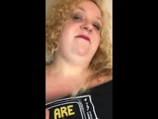 SSBBW Pissing her Panties and Rubbing them on her Fat Body