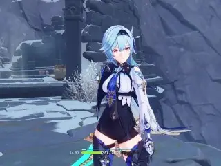 Eula - Genshin Impact Ryona + Ragdoll - English/ Japanese リョナ / Korean 료나 / Chinese 良娜