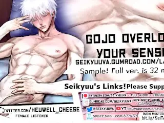 Gojo Satoru X Listener - INFINITE PLEASURE (Jujutsu Kaisen ASMR) Art: Twitter @Heuwell_cheese