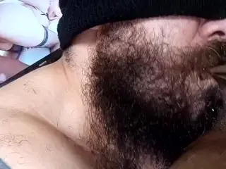 I made him Lick my Pussy like a Dog until Cum on his Tongue Watching Porno, he Chewed me Cum Again👅