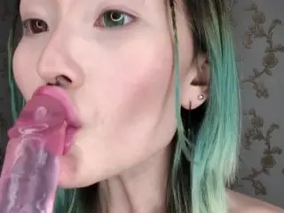 Asmr with Sweet Stick and Dildo