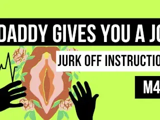 M4F Daddy gives you a JOI - Erotic Audio for Women(Dirty Talk, Erotic Audio, Jerk off Instruction)