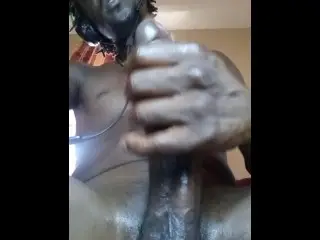 Hershey Cage Early Morning Cumshot