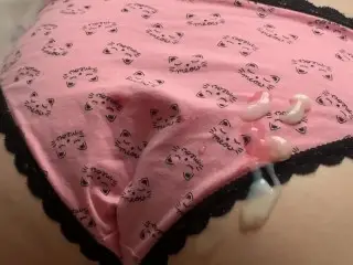 Cumshot on Panties