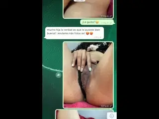 I had a Hot Chat on Whatsapp with my best Friend's Dad and we Ended up Fucking