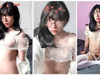 Asian Sissy Cumshot ❤️