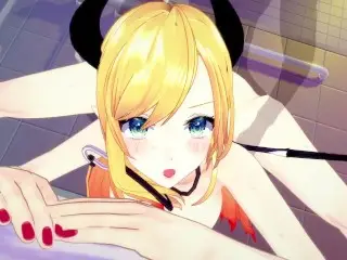 【vtuber 癒月ちょこ】癒月ちょこがジャックオーランタンポーズしてるだけloop2