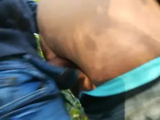 A Quickie in the Woods before Work.