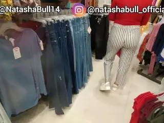 I Follow an Unknown Girl in the Clothing Store and she Sucks my Dick in the Fitting Rooms