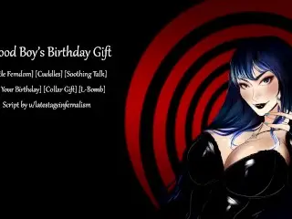 [gentle Femdom] a Good Boy’s Birthday Gift