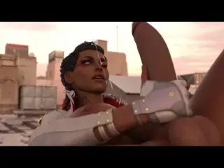 Futanari Loba on a Roof (3D Apex Legends Animation)
