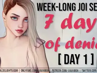 DAY 1 JOI AUDIO SERIES: 7 Days of Denial by VauxiBox (Edging) (Jerk off Instruction)