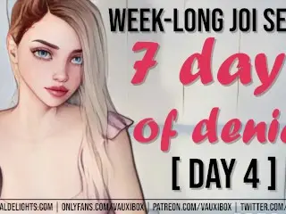 DAY 4 JOI AUDIO SERIES: 7 Days of Denial by VauxiBox (Edging) (Jerk off Instruction)