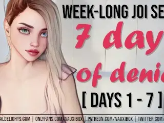 JOI AUDIO SERIES: 7 Days of Denial by VauxiBox (Edging) (Jerk off Instruction) - ENTIRE SERIES