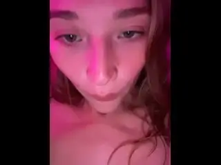 Fingering my Wet Teen Pussy and Tasting it